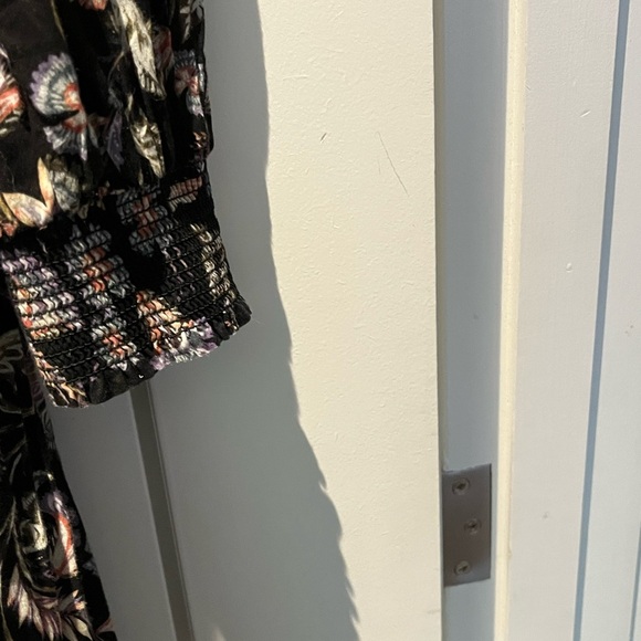 NWOT Witchery 💯 Cotton Shirred Multicoloured Midi Dress - Picture 4 of 9